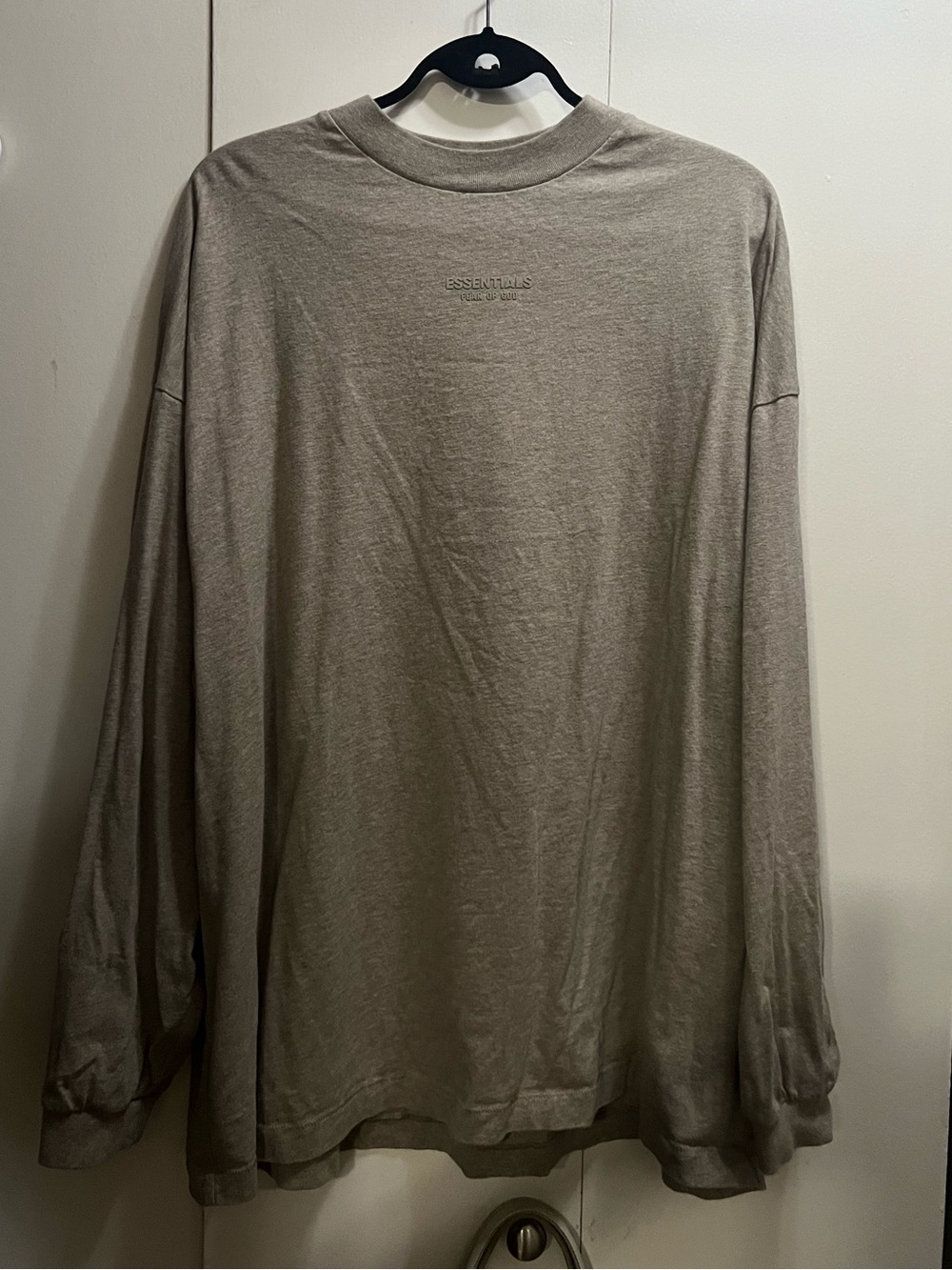 Essentials Fear of God Short-Sleeve Tee in Taupe